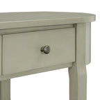 Vintage Console Table, Glossy Sofa Table for Entryway and Living Room