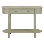 Vintage Console Table, Glossy Sofa Table for Entryway and Living Room