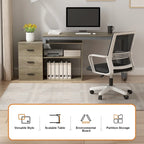 55 L Shaped Desk Writing Computer Desk Storage Workstation 5 Colors