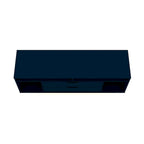 62.99" Mid-Century Media Cabinet Console with Metal Legs & Open Shelves