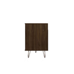 62.99" Mid-Century Media Cabinet Console with Metal Legs & Open Shelves