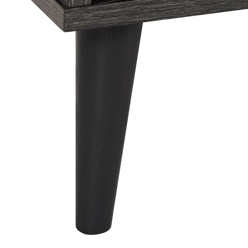 71" Modern TV Bench with 6 Open Adjustable Shelves - Fits TVs up to 85"
