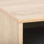 71" Modern TV Bench with 6 Open Adjustable Shelves - Fits TVs up to 85"