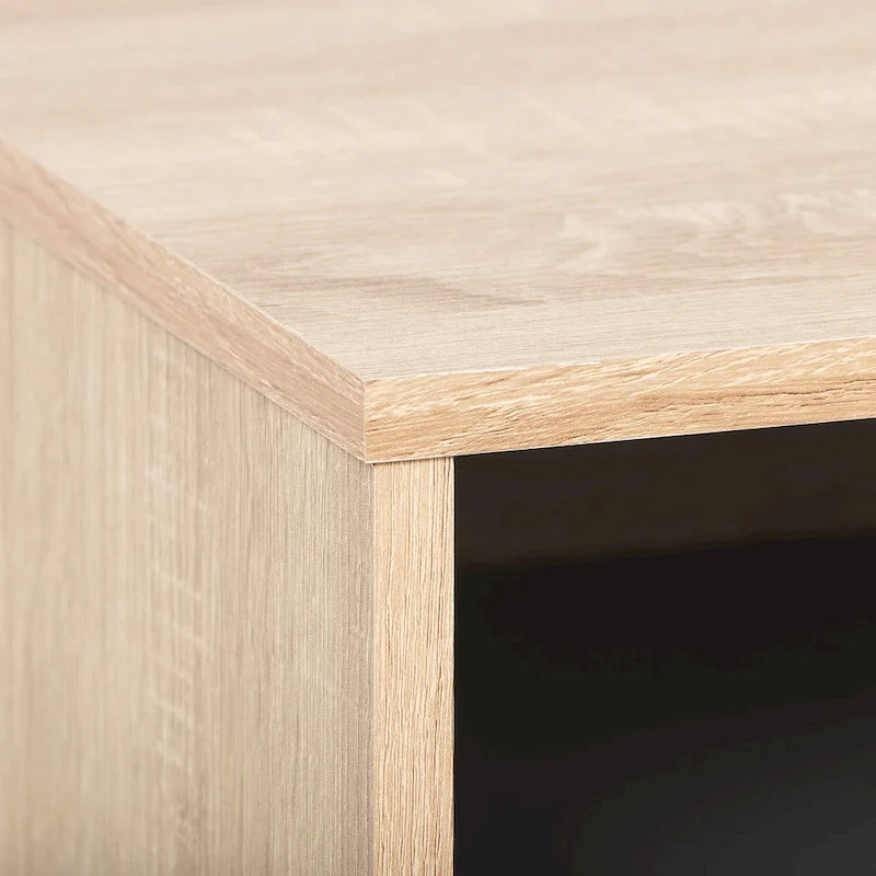 71" Modern TV Bench with 6 Open Adjustable Shelves - Fits TVs up to 85"