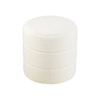 HomePop Upholstered Round Ottoman