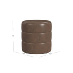HomePop Upholstered Round Ottoman