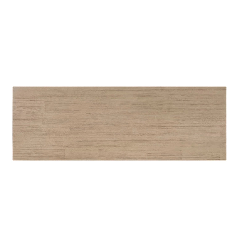 Solid Acacia Wood TV Bench - Contemporary Media Console with Storage
