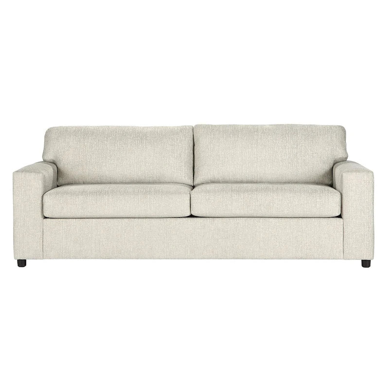 Transitional Cushion Back Sofa - Made in USA, 100% Polyester, 85W