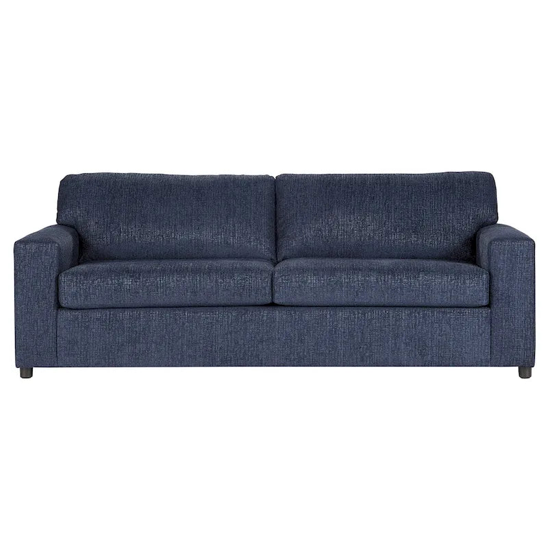 Transitional Cushion Back Sofa - Made in USA, 100% Polyester, 85W