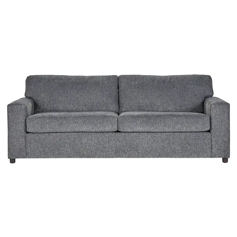 Transitional Cushion Back Sofa - Made in USA, 100% Polyester, 85W