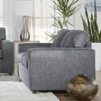 Transitional Cushion Back Sofa - Made in USA, 100% Polyester, 85W