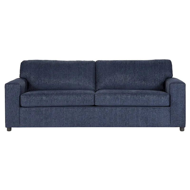 Transitional Cushion Back Sofa - Made in USA, 100% Polyester, 85W