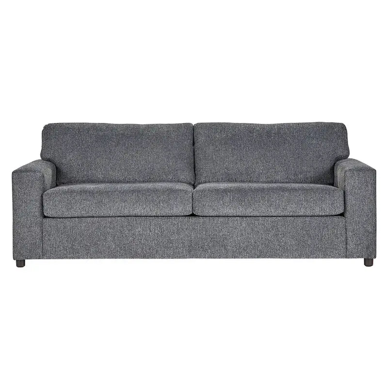 Transitional Cushion Back Sofa - Made in USA, 100% Polyester, 85W