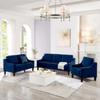 Living Room Single Seat Sofa Chair with Wooden Legs
