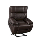 Recliner Chair with Phone Holder,Electric Power Lift with 2 Motors Massage and Heat for Elderly,2 Side Pockets,Cup Holders