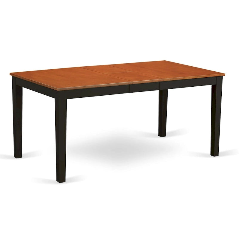 Rectangle Dining Table with Butterfly Leaf Extension - Multiple Finish Options