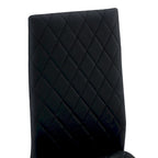 Dining chair, black chair and 6-piece set of