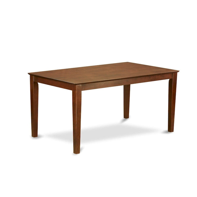 Mahogany Rectangle Dining Table Set with Wooden Seat Chairs (3 or 5 Piece)