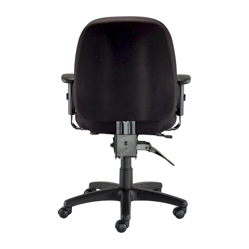 Multi-Function Ergonomic Swivel Task Chair with Adjustable Arms & Lumbar Support