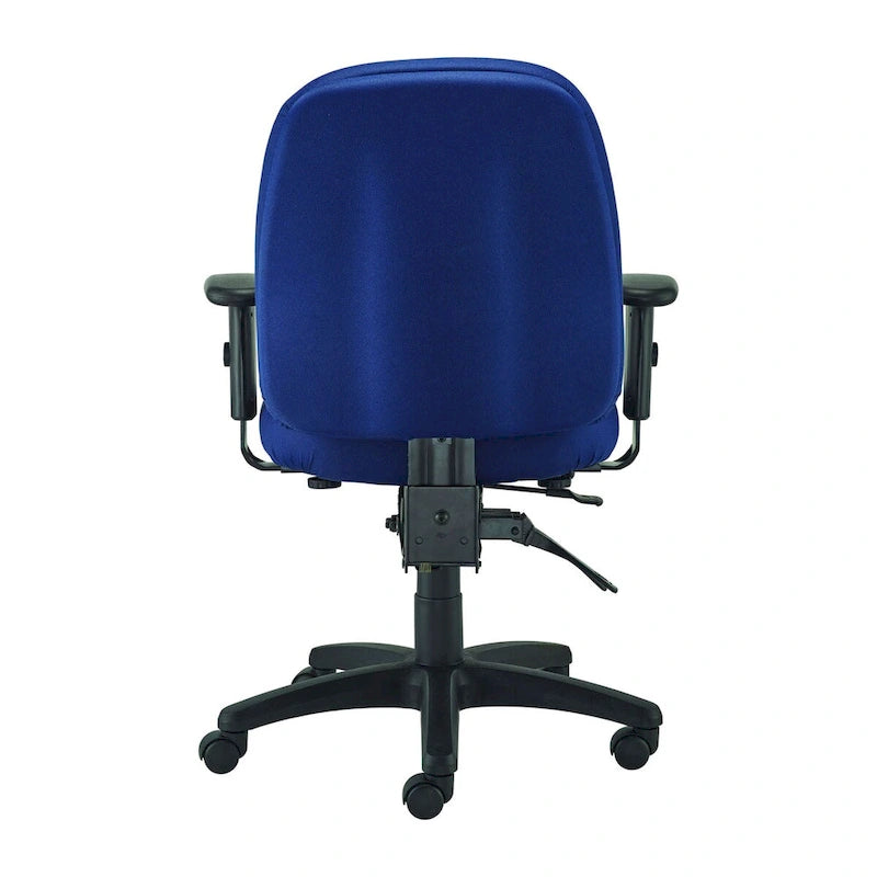 Multi-Function Ergonomic Swivel Task Chair with Adjustable Arms & Lumbar Support