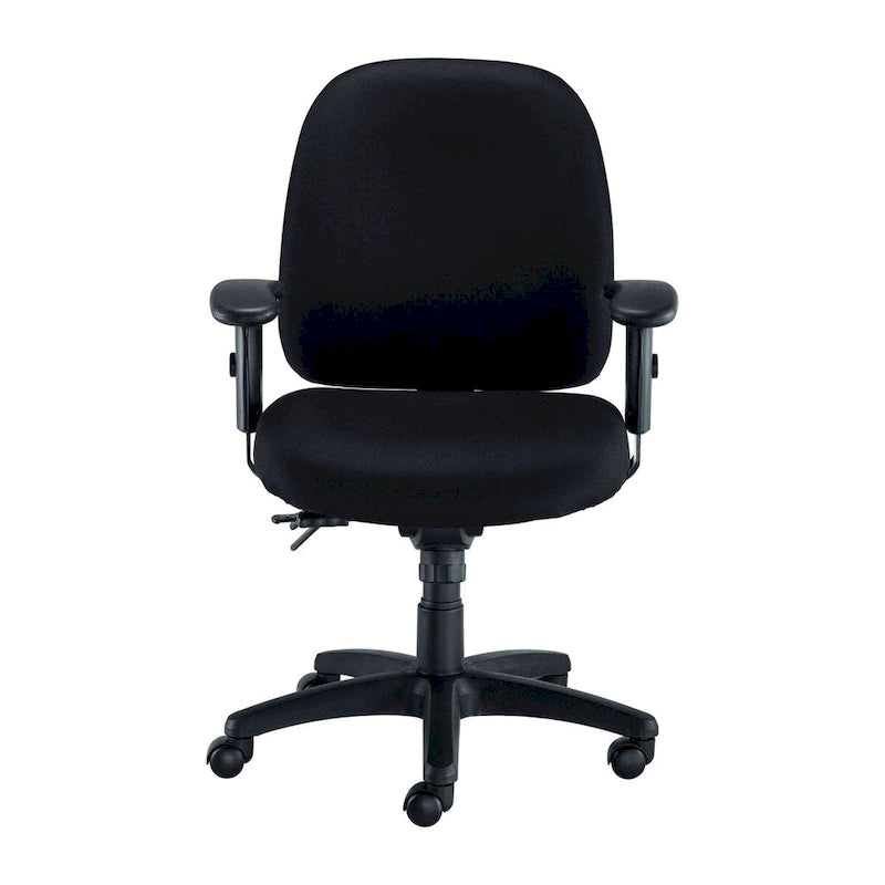Multi-Function Ergonomic Swivel Task Chair with Adjustable Arms & Lumbar Support