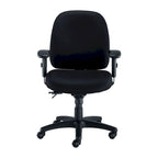 Multi-Function Ergonomic Swivel Task Chair with Adjustable Arms & Lumbar Support