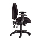 Multi-Function Ergonomic Swivel Task Chair with Adjustable Arms & Lumbar Support