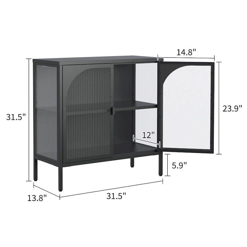 Metal Sideboard Cabinet